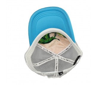 Turquoise Plain Trucker Fashion Fit Pet | Binnenkant