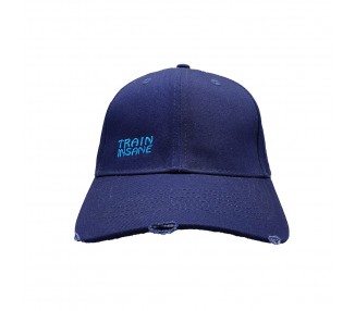 Train Insane Navy Strapback Hat | Front