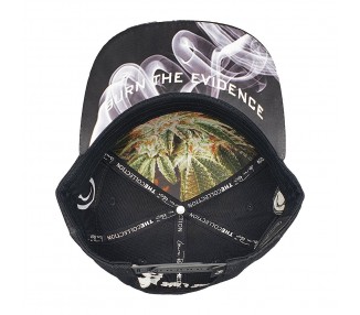 It's 420 White Fire Weed Snapback Hat | Lauren Rose 420 Collection