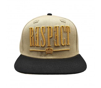 Respect Khaki Snapback Pet | Lauren Rose Collection