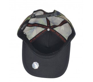 Make Art Not War Inked Trucker Snapback Pet