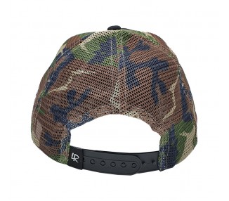 Make Art Not War Inked Trucker Snapback Pet