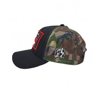 Make Art Not War Inked Trucker Snapback Pet
