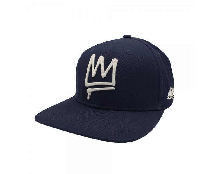 Spray Graffiti ‘Crown’ Hat – Navy