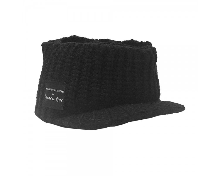Lauren Rose Beanie With Visor - Open Top