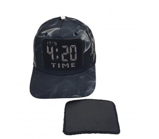 It's 420 Time Velcro Patch Snapback Hat