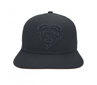 Lionhearted Black Snapback Hat