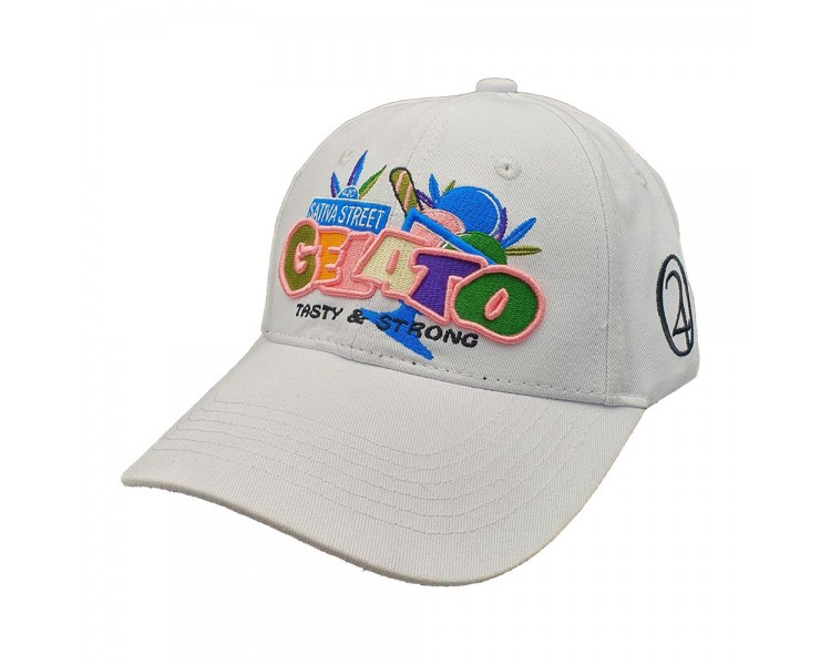 Lauren Rose Gelato 420 Strapback Pet - White