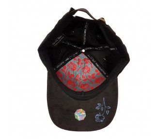 Lauren Rose Queen Suede Black Strapback Pet
