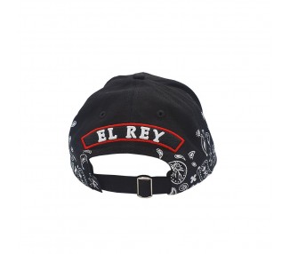 Lauren Rose - Latin Kings Paisley Strapback Hat - Black