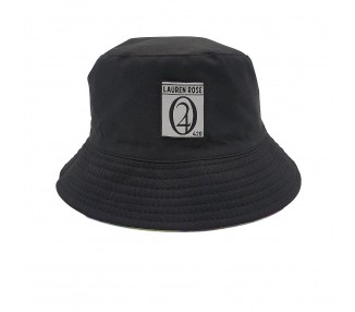 Lauren Rose 420 Reversible Bucket Hat - Rainbow / Black