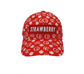 Strawberry Haze Allover Print - Rood/Wit