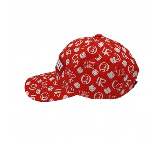 Strawberry Haze Allover Print - Rood/Wit