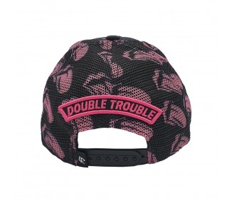 Double Bubblegum 420 Black Trucker Hat