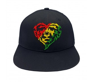 Lionhearted Rasta Snapback Hat