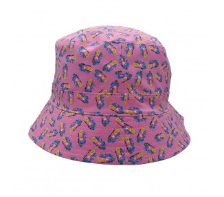 Reversible Allover Print Bucket Hat - Gelato/Doube Bubble Gum