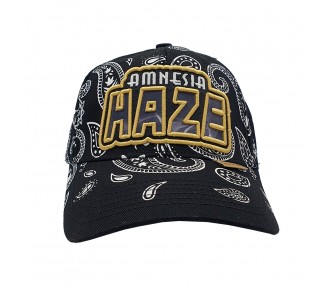 Paisley Amnesia Haze Snapback Hat - Glow in the dark