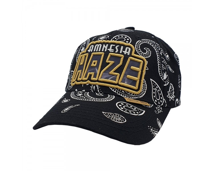 Paisley Amnesia Haze Snapback Hat - Glow in the dark