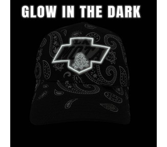Paisley La Mota Snapback Hat - Glow in the dark