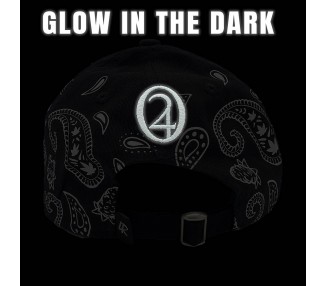 Paisley OG Kush Snapback Hat - Glow in the dark