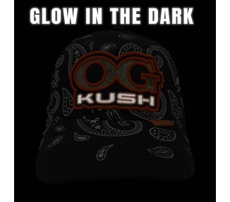 Paisley AK47 Snapback Hat - Glow in the dark