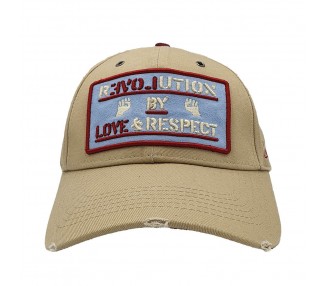 Revolution Khaki Cotton Strapback Hat