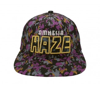 Amnesia Haze Purple Camo Snapback | Lauren Rose 420 Collection