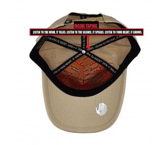 Indian First Nations Washed Khaki A-Frame Hat
