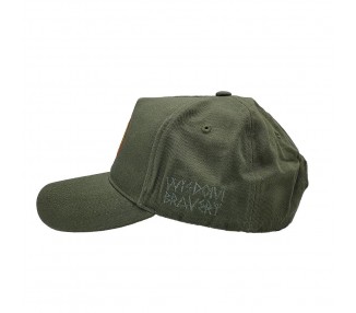 Indian First Nations Washed Green A-Frame Hat