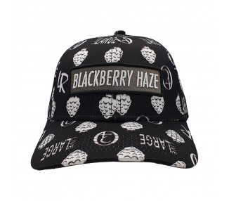 Blackberry Haze Strain Strapback Hat Front view