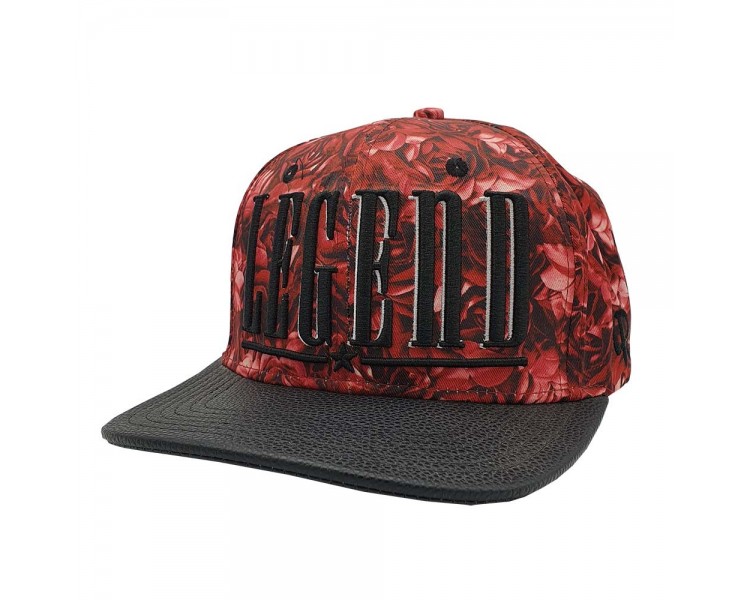 Legend Allover Print Burgundy Hat
