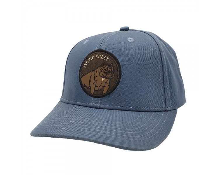 Lauren Rose - Exotic Bully Dog Patch - Light Blue Hat