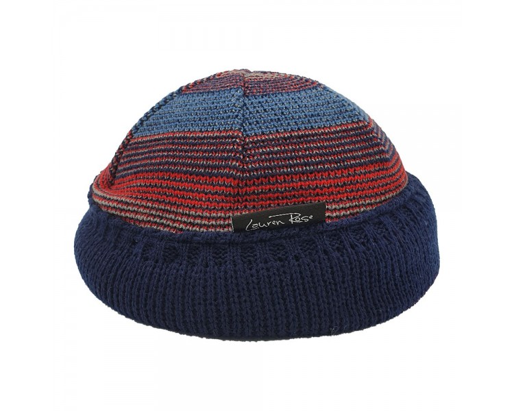 Trawler Beanie Navy/Red