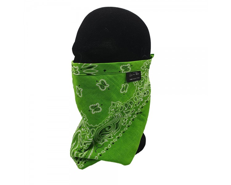 Bandana COVID mask Lime Green