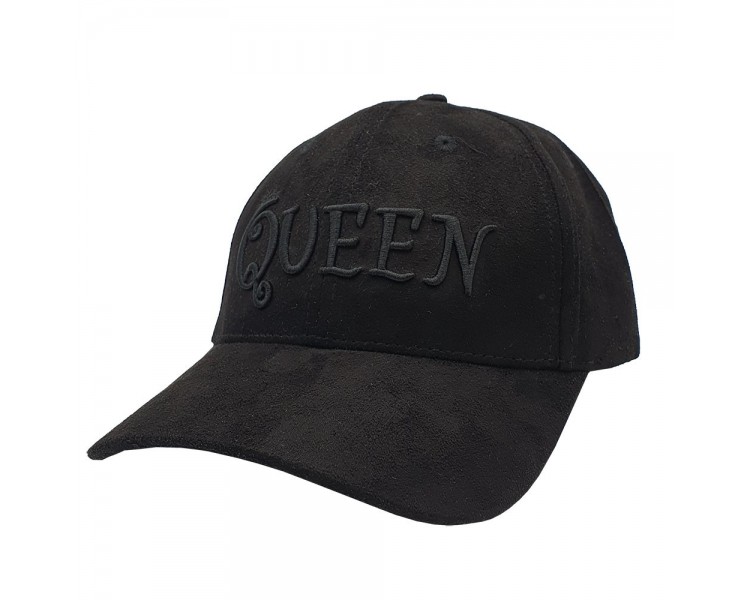 Lauren Rose Queen Suede Black Strapback Pet