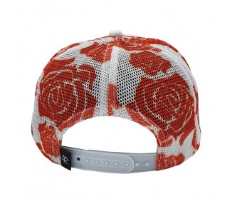 Panda Rose White Trucker Snapback Pet | Lauren Rose
