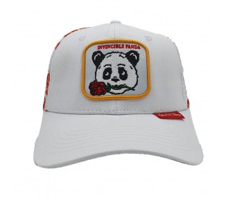 Panda Rose White Trucker Snapback Pet | Lauren Rose
